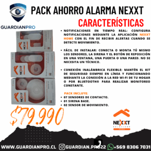 Pack ahorro alarma NEXXT